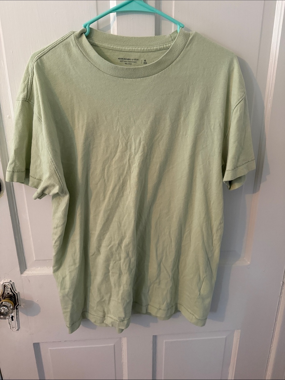 Abercrombie & Fitch Light Sage Crew Neck Short Sleeve Tee
